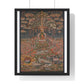 Amitabha or Infinite Light, the Buddha of the Western Pure Land 'Sukhavati' (circa 1700) Tibet, from the Original, Framed Art Print