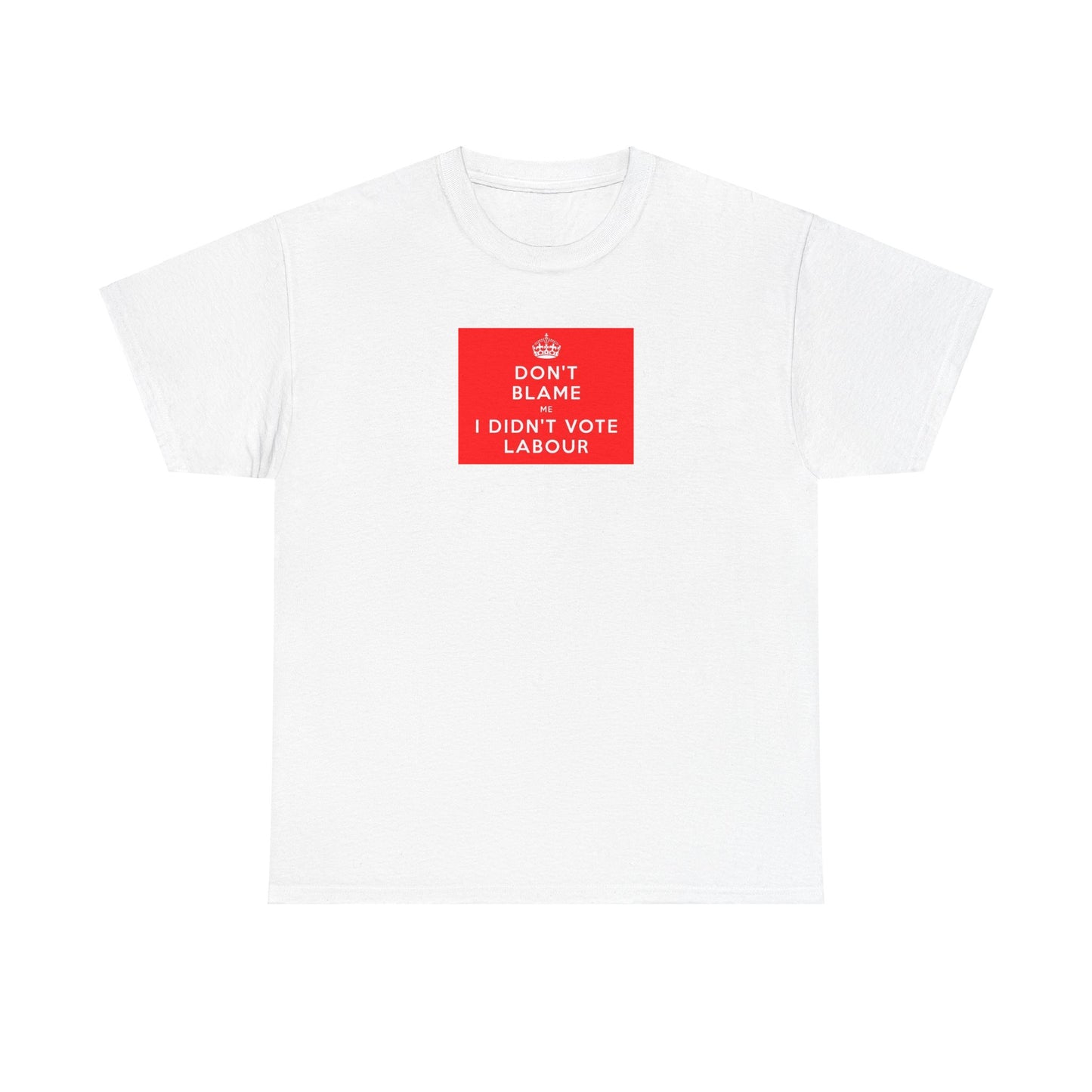 Don't Blame Me I Didn't Vote Labour, Cotton T-Shirt