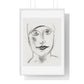 Woman's Head (circa 1927) by Leo Gestel, from the Original, Framed Art Print