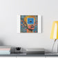Twisted Portrait, Abstract Art Print on Canvas