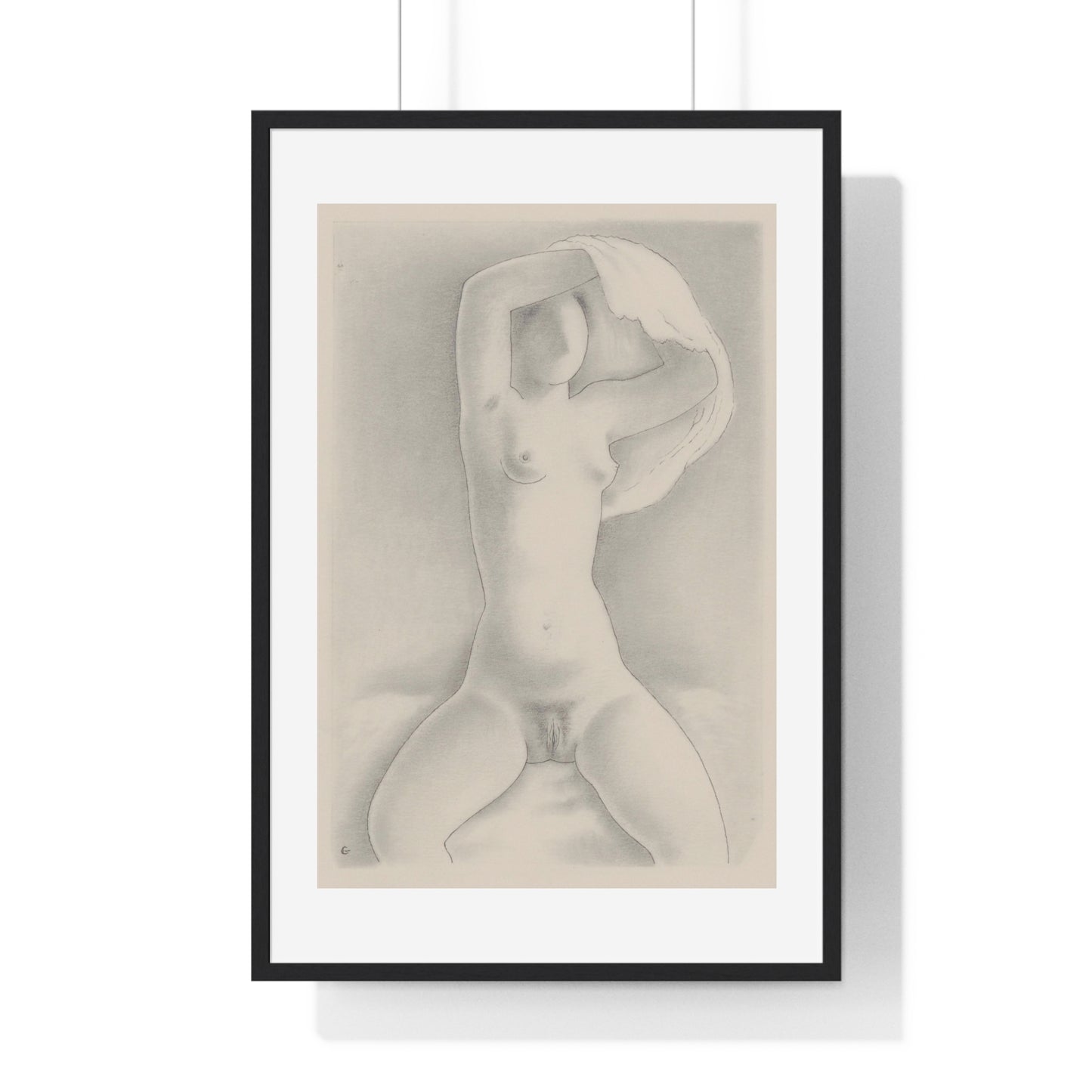 Woman With Shirt VIII by Mikuláš Galanda from the Original, Framed Art Print