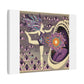 Surreal Eye and Cosmic Mouth Canvas Wall Art