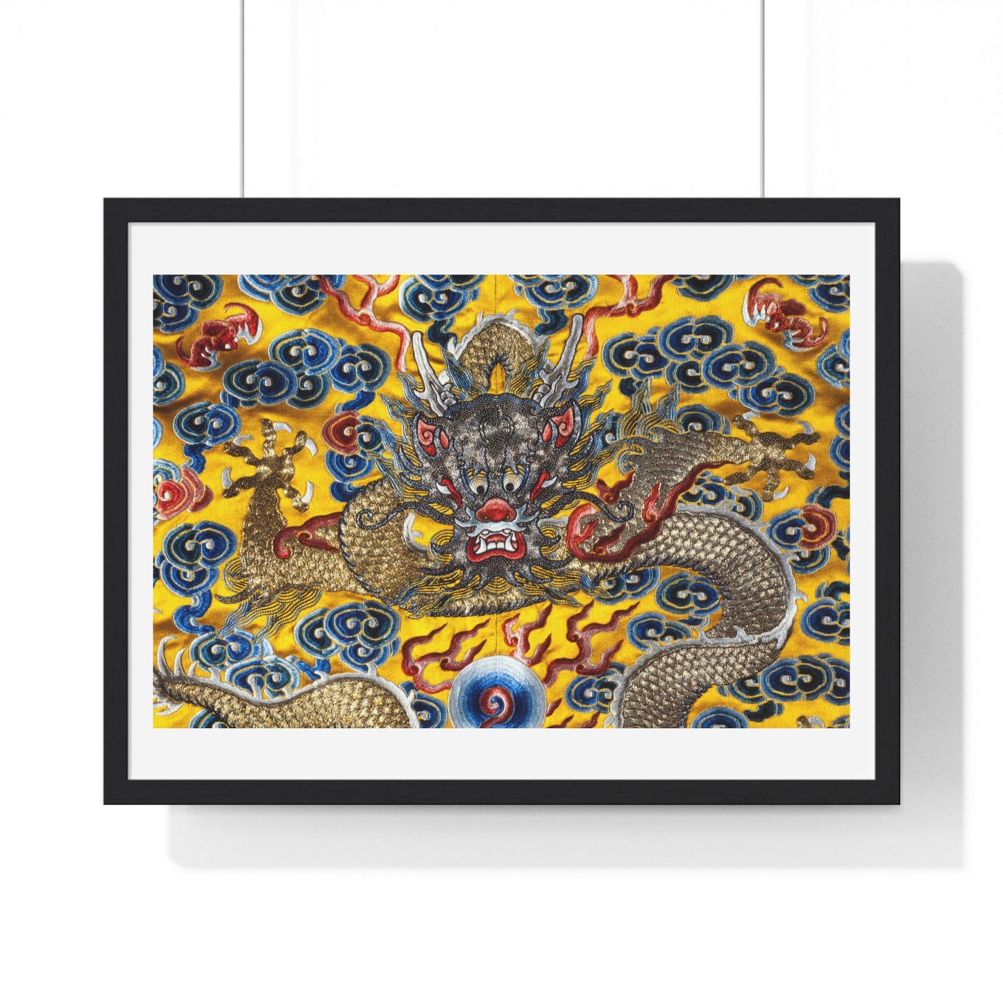 Artwork from Chinese Emperor’s Twelve-Symbol Festival Robe (1736–95) from the Original, Framed Art Print