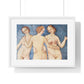 Nude Vintage Art 'The Three Graces' (circa 1509) by Bernardino Pinturicchio, from the Original, Framed Art Print