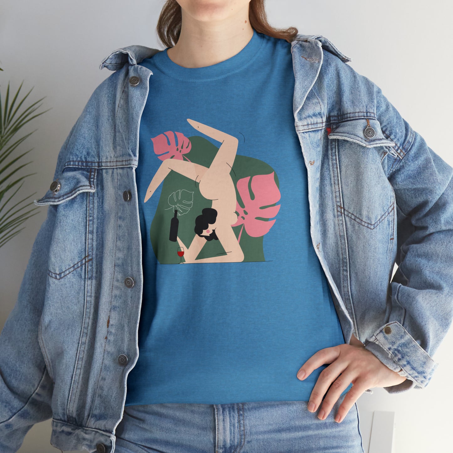 Chill Vibes, Naked Yoga Cotton T-Shirt