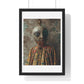 Head Replacement III, Abstract Art 'Designed by AI', Framed Art Print