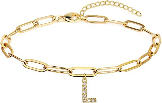 Women's Fashion 'Name Initial Letter' Bracelet