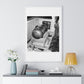 Atomic Bomb 'Little Boy' on Trailer Cradle, Before Being Loaded into Enola Gay's Bomb Bay, from the Original, Framed Print