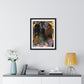 The Walls Have Eyes, Surrealist Art, Large Decor Framed Print