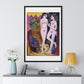 Two Nudes in a Room (1914) by Ernst Ludwig Kirchner, from the Original, Framed Art Print