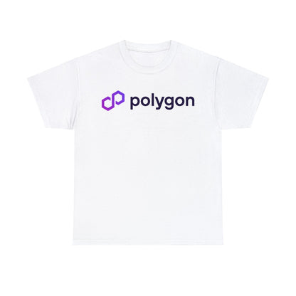 Polygon #MATIC Crypto Unisex Heavy Cotton T-Shirt