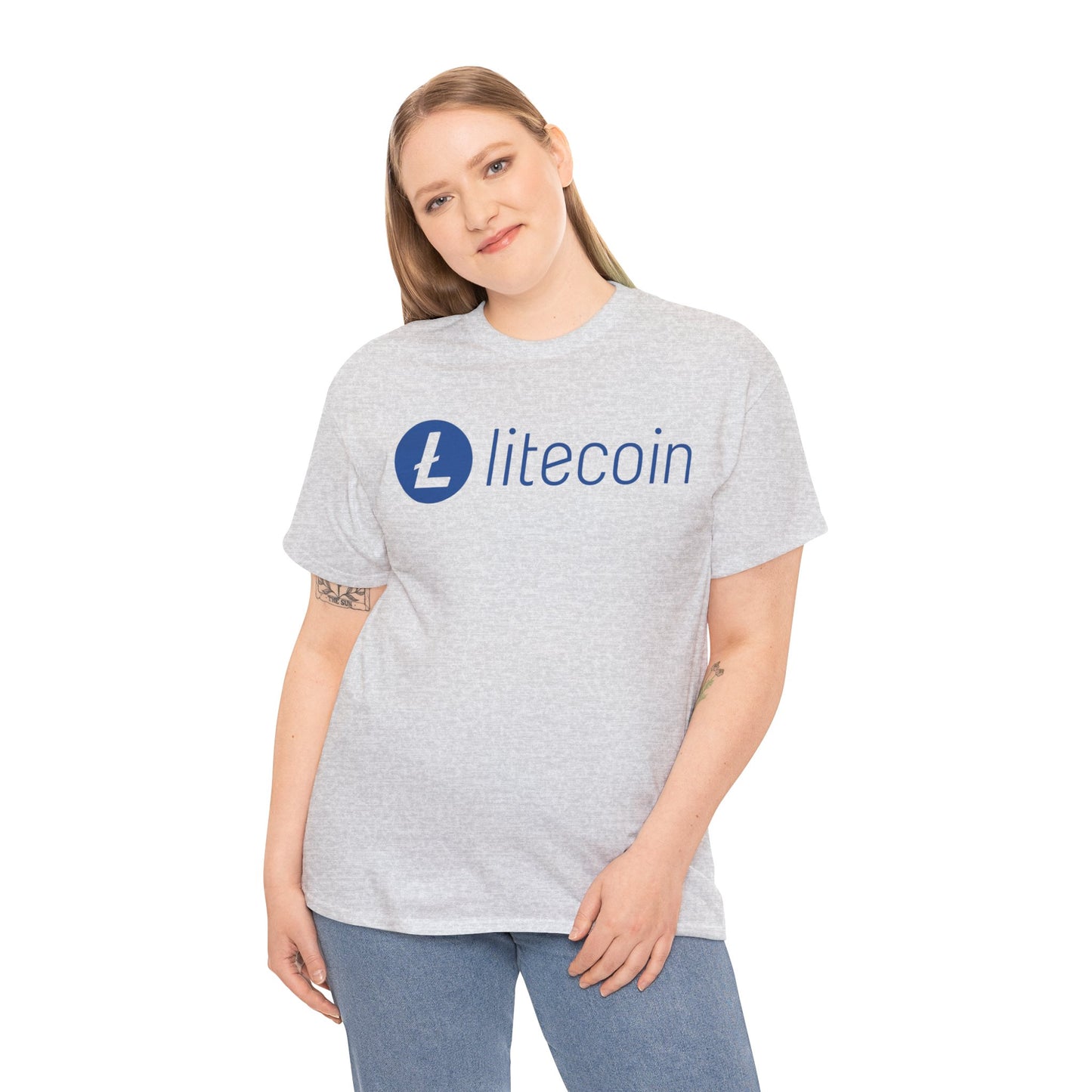 Litecoin Foundation #LTC Crypto Unisex Heavy Cotton T-Shirt