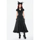 Dark in Love Belladonna Floor-Length Vintage Skirt