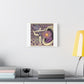 Surreal Eye and Cosmic Mouth Canvas Wall Art