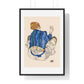 Seated Woman, Back View (1917) by Egon Schiele, from the Original, Framed Art Print