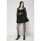 Dark in Love Greta Dark Mystique Gothic Lace-Up Mesh Dress