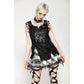 Dark in Love Yvette Black Distressed Graphic Tank Top