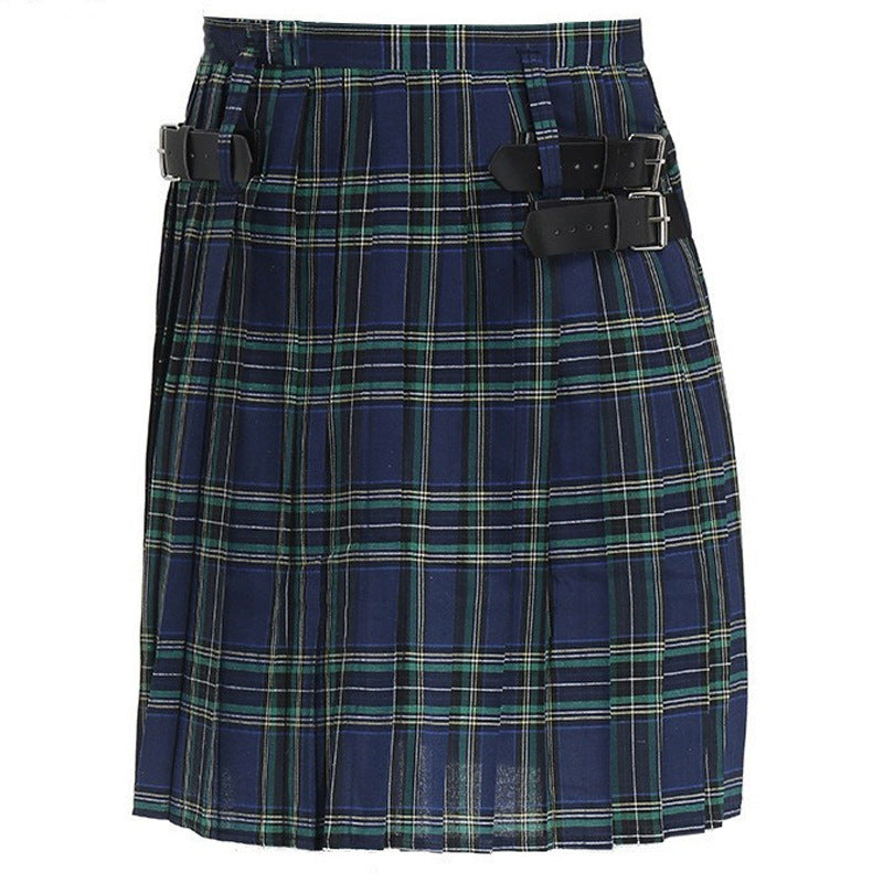 Costume Men's Pleated Tartan Kilt, Multi Colours