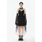 Dark in Love Seraphine Black Lace Ruffle Arm Warmer Sleeves