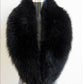 Faux Fox Fur Women's Shawl, Big Fur Collar Scarf