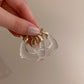 Alloy Baroque Irregular Clear Acrylic Fashion Earrings