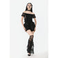 Dark in Love Rosalie Baroque Lace-Frill Gothic Bloomers