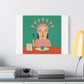 Today Feeling Empty, Cartoon Art Print on Canvas