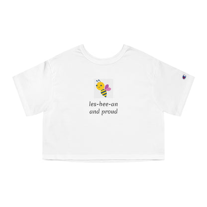 Les-Bee-An and Proud Women's Heritage Cropped T-Shirt