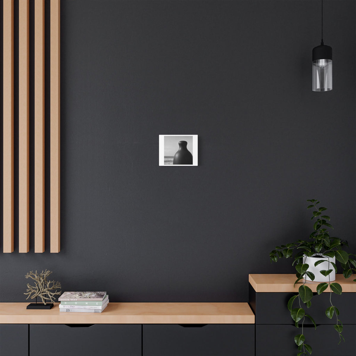 Black and White, Decor Art Print on Canvas