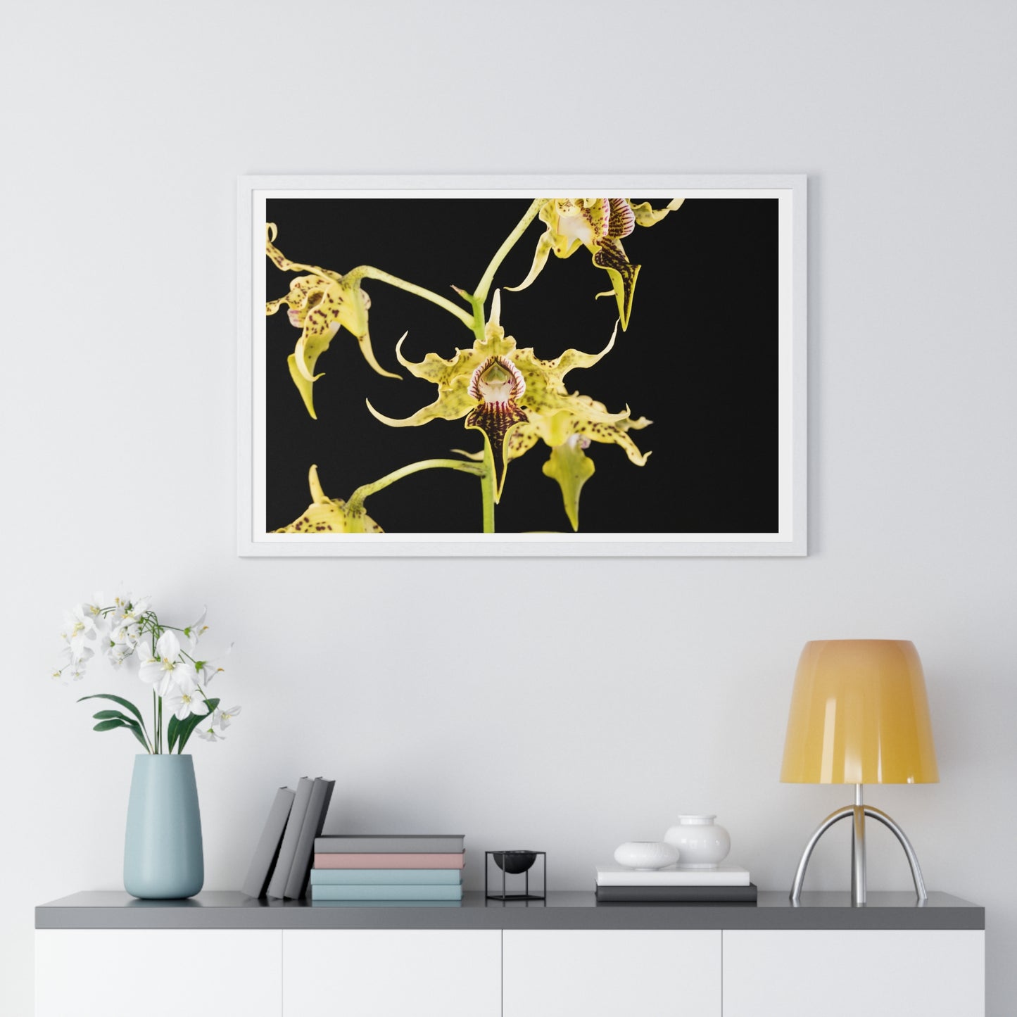 Dendrobium Alexandrae 'Fruits of Love' Orchid Essence, from the Original, Framed Print