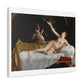 Danaë and the Shower of Gold (1621-1623) by Orazio Gentileschi, Art Print from the Original on Canvas