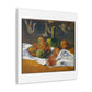 Still Life by Paul Gauguin, Art Print from the Original on Satin Canvas