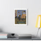 Café Art IV, Print on Satin Canvas, Stretched