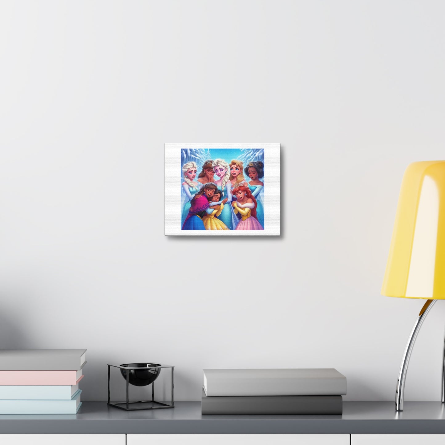 Something Upset the Disney Princesses 'Designed by AI' Art Print on Canvas