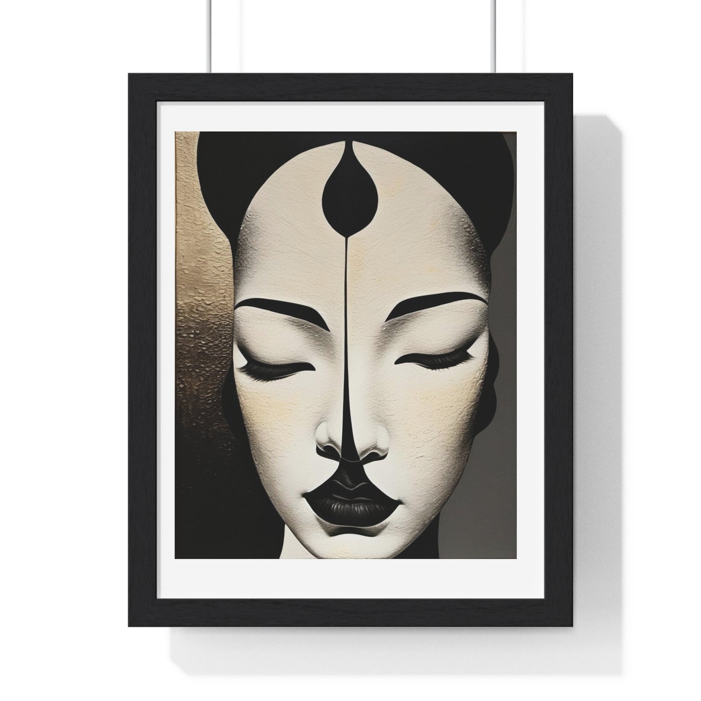 Contemplation 'Designed by AI' Framed Art Print