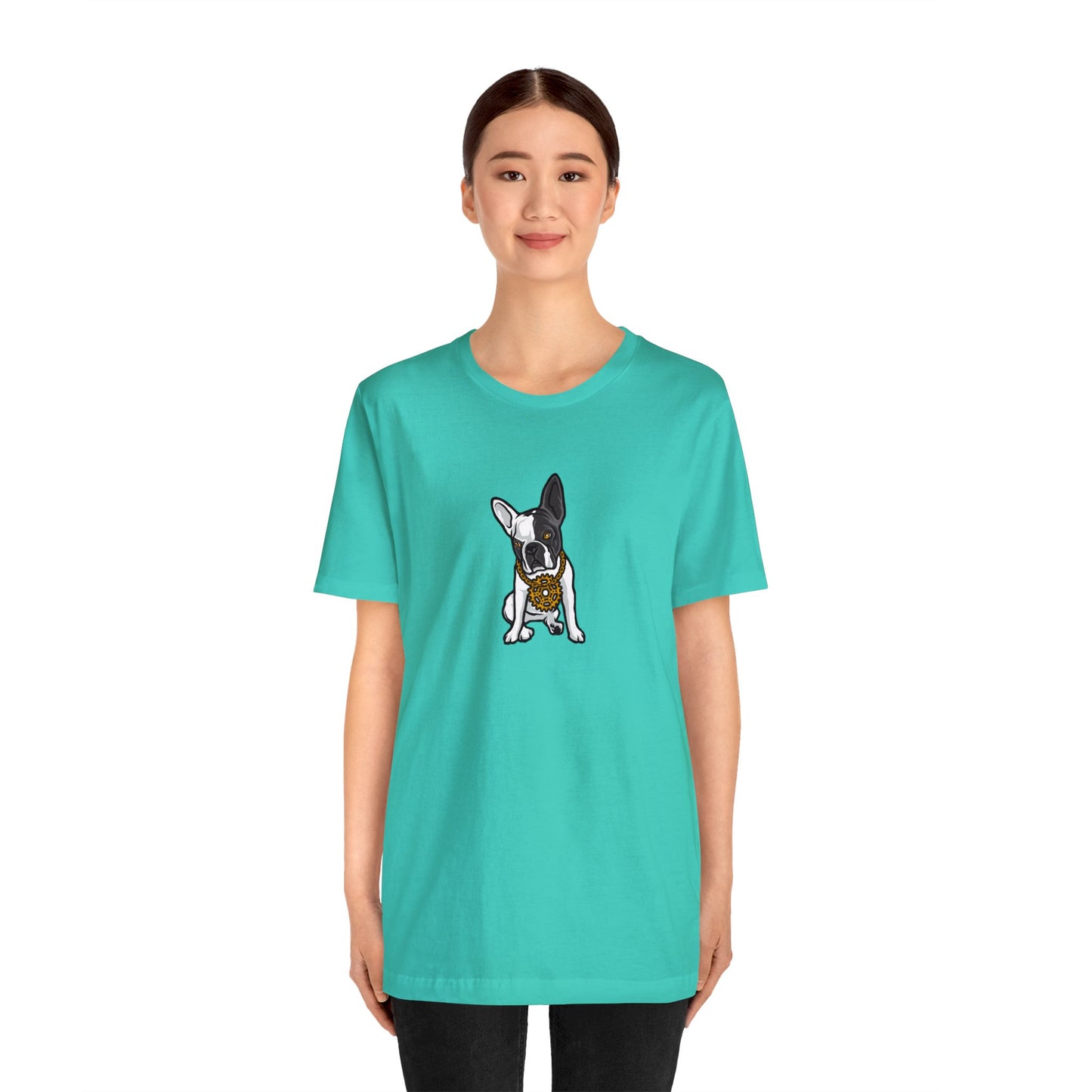 French Bulldog Boss Design Jersey T-Shirt