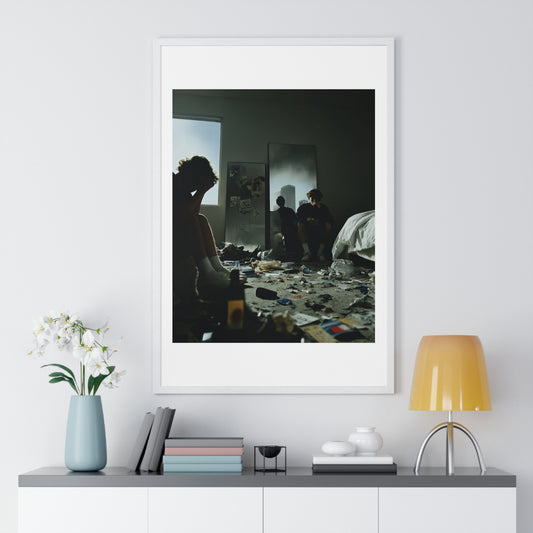 Raw Art III 'Designed by AI' Framed Art Print