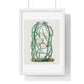 Snake Cactus, from 'Familie Der Cacteen' (1893-1905) from the Original, Framed Art Print