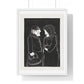 Fantastical Man and Woman 'Fantasie Man en Vrouw' (1929) by Samuel Jessurun de Mesquita, from the Original, Framed Art Print