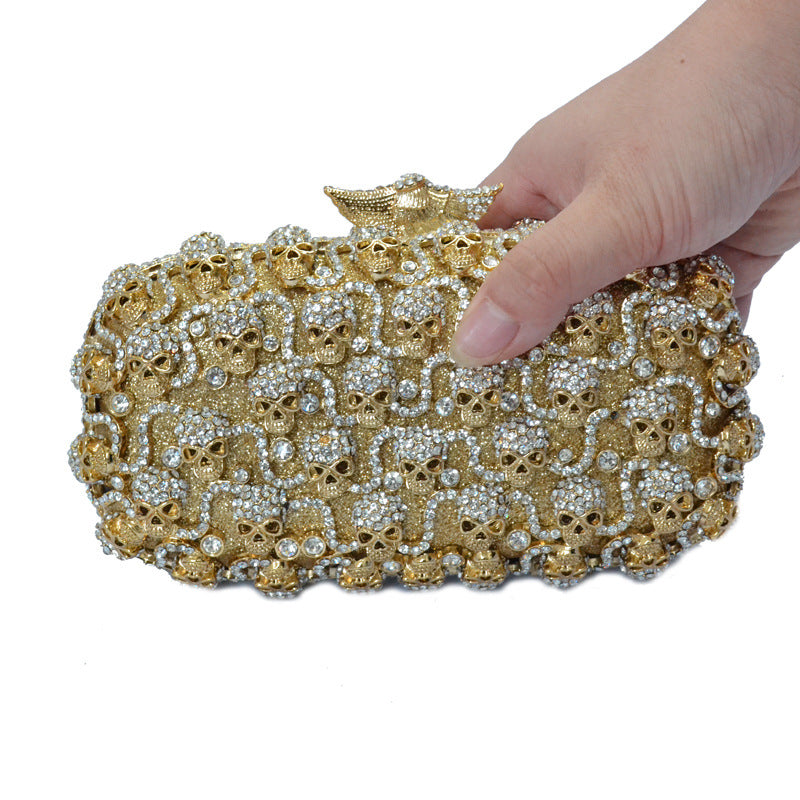 Evening Bag Diamond-Studded Women's Clutch