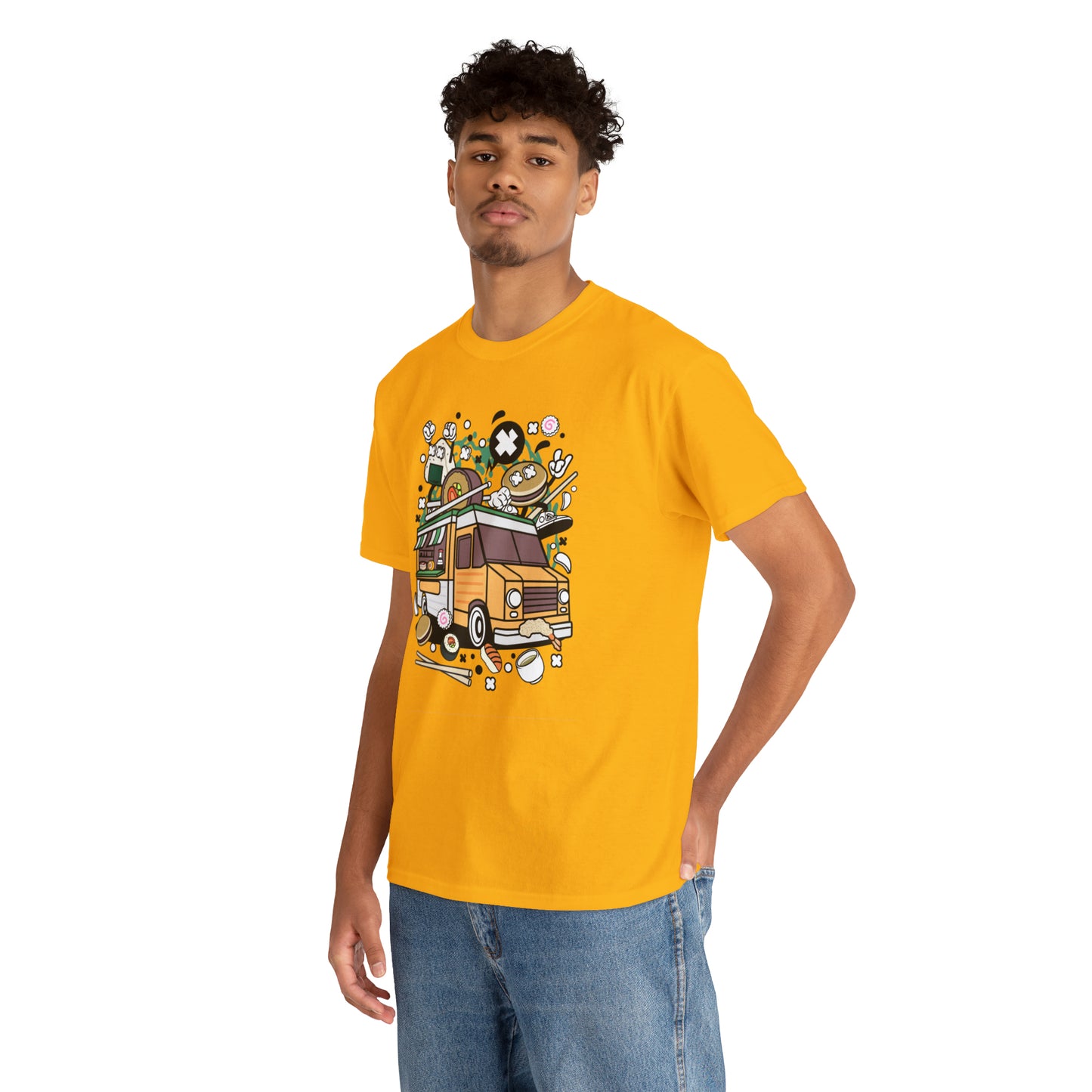 Japanese Food Van Cartoon T-Shirt