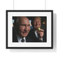 Putin, Trump and the Legend of the Golden Egg, Abstract Art 'Designed by AI' Framed Print