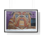 Mural Art: Artist Chuck U's Bulldog Mosaic in Downtown Minneapolis, Minnesota, Framed Print