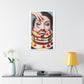 Unenthusiastic Birthdays 'Designed by AI' Canvas Art Print