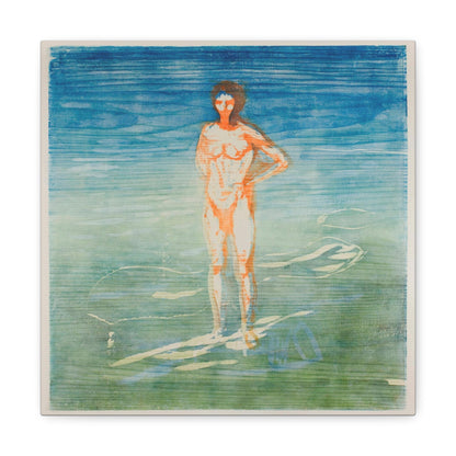 Man Bathing (1899) by Edvard Munch Art Print from the Original