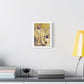 Cinematic Golden Goddess, Satin Canvas Wall Art