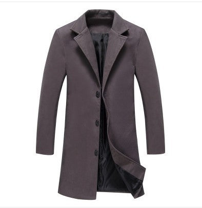 Men's Classic Woollen Crombie Coat