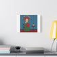 Extra Feelings, Cartoon Art Print on Canvas