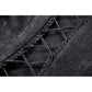 Dark in Love Felicity Gothic Lacy Zip-Up Tailcoat Shirt