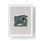 Wedjat Eye Amulet (circa 1070-664 BC) from the Original, Framed Art Print